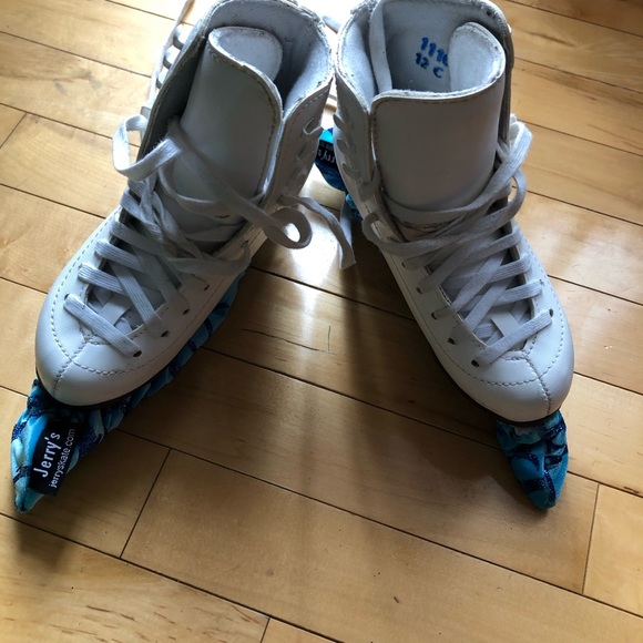 GAM White Figure Skates Kids Size 12 Model 1110 - Picture 3 of 11